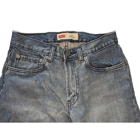 Levi's 505 Straight Blue Jeans Size 28 x 28 16 Reg Boys -0723B114 - Picture 2 of 6